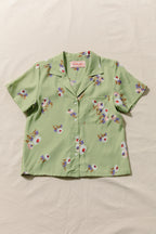 Nancy Button-Waist Shirt - Daisies