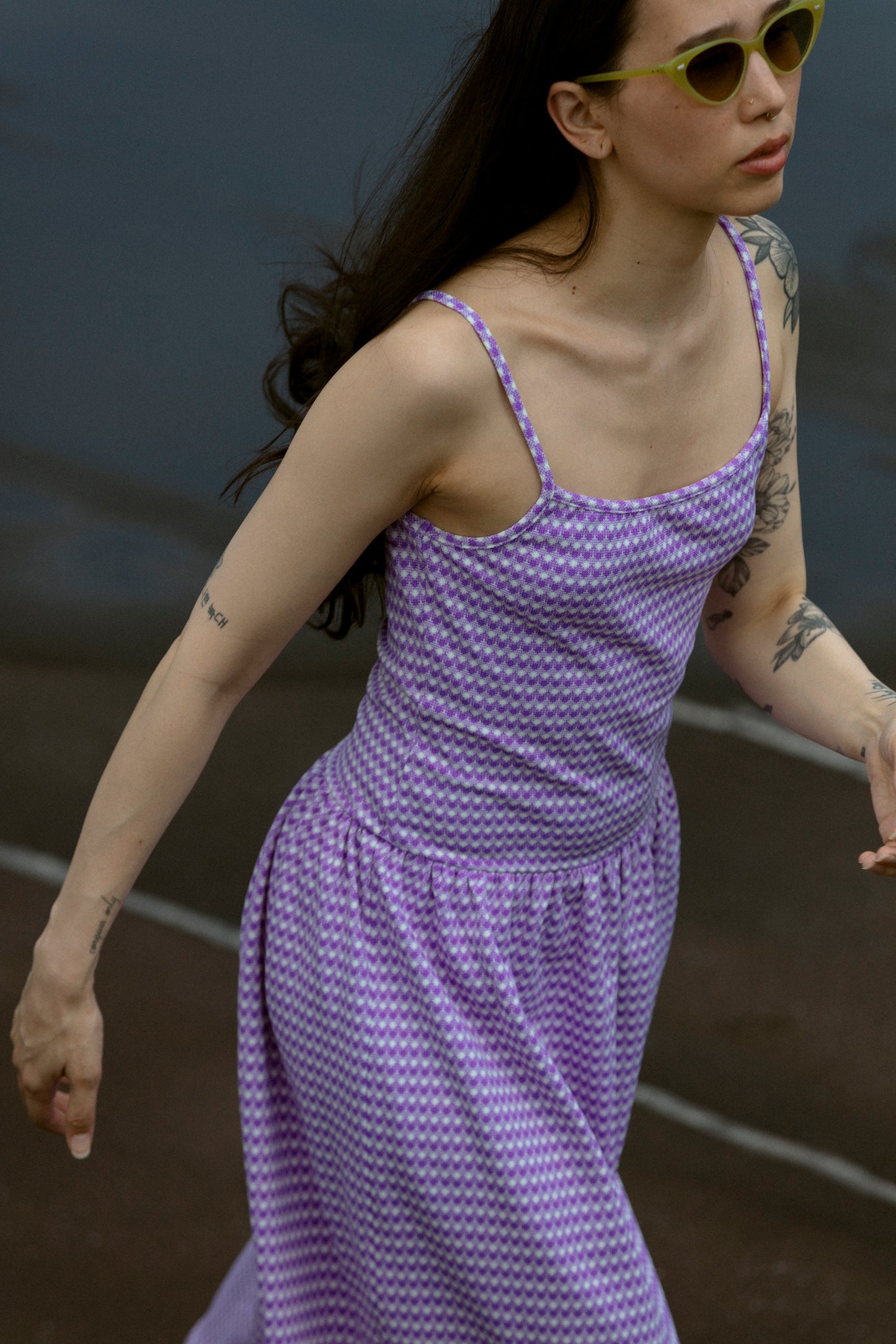 June Dress - Amethyst