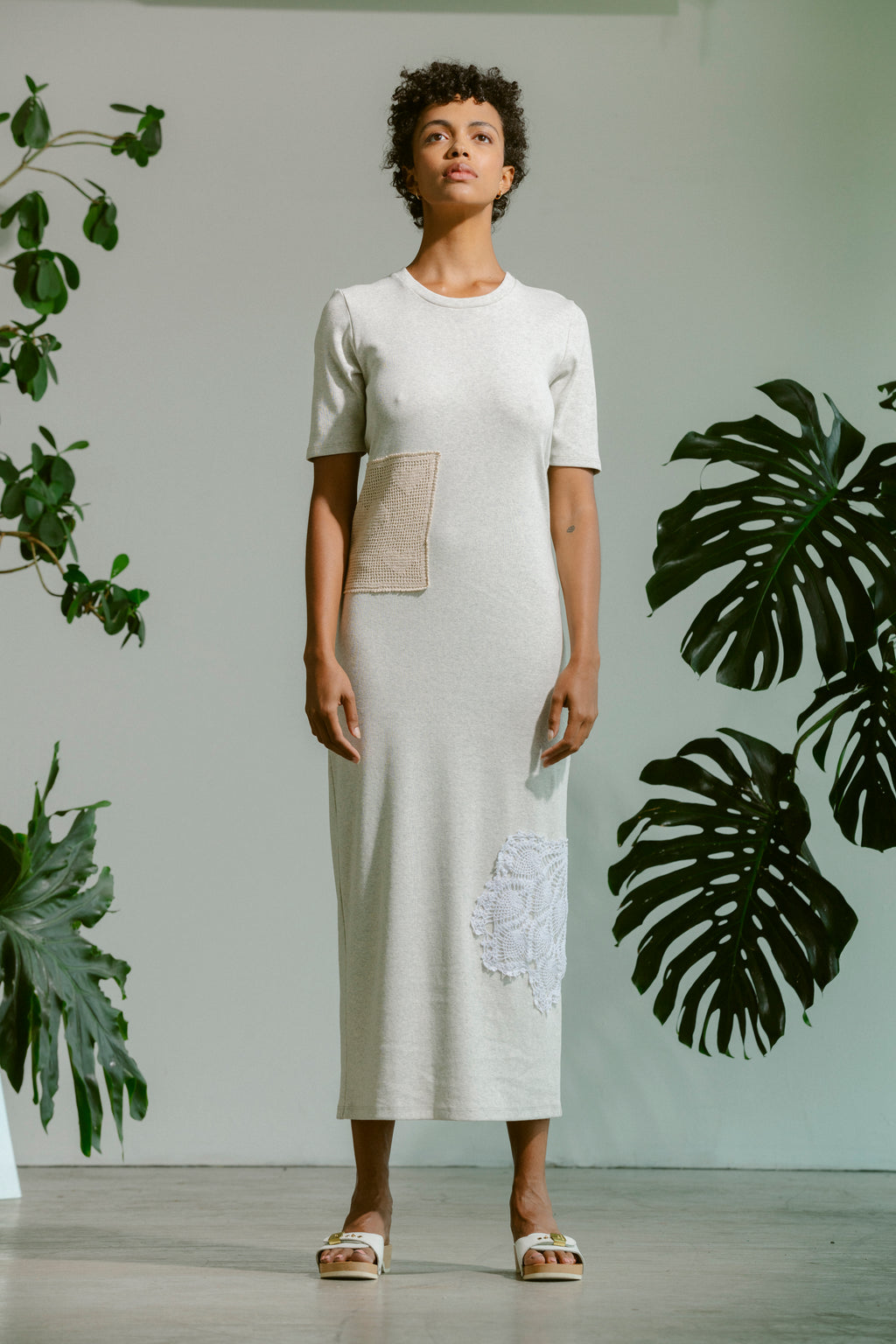 Doily T-Shirt Dress (Large)