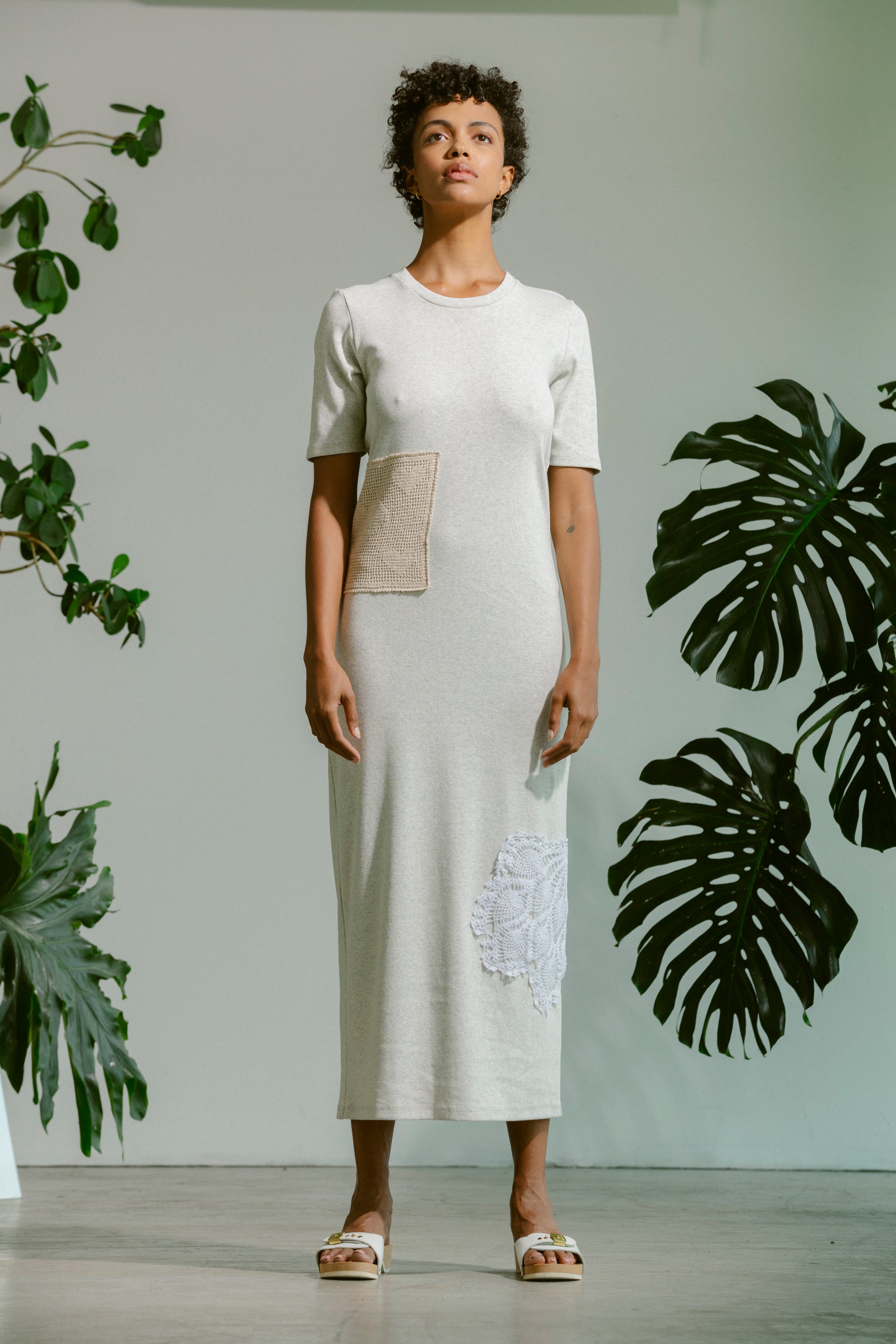 Doily T-Shirt Dress (Large)