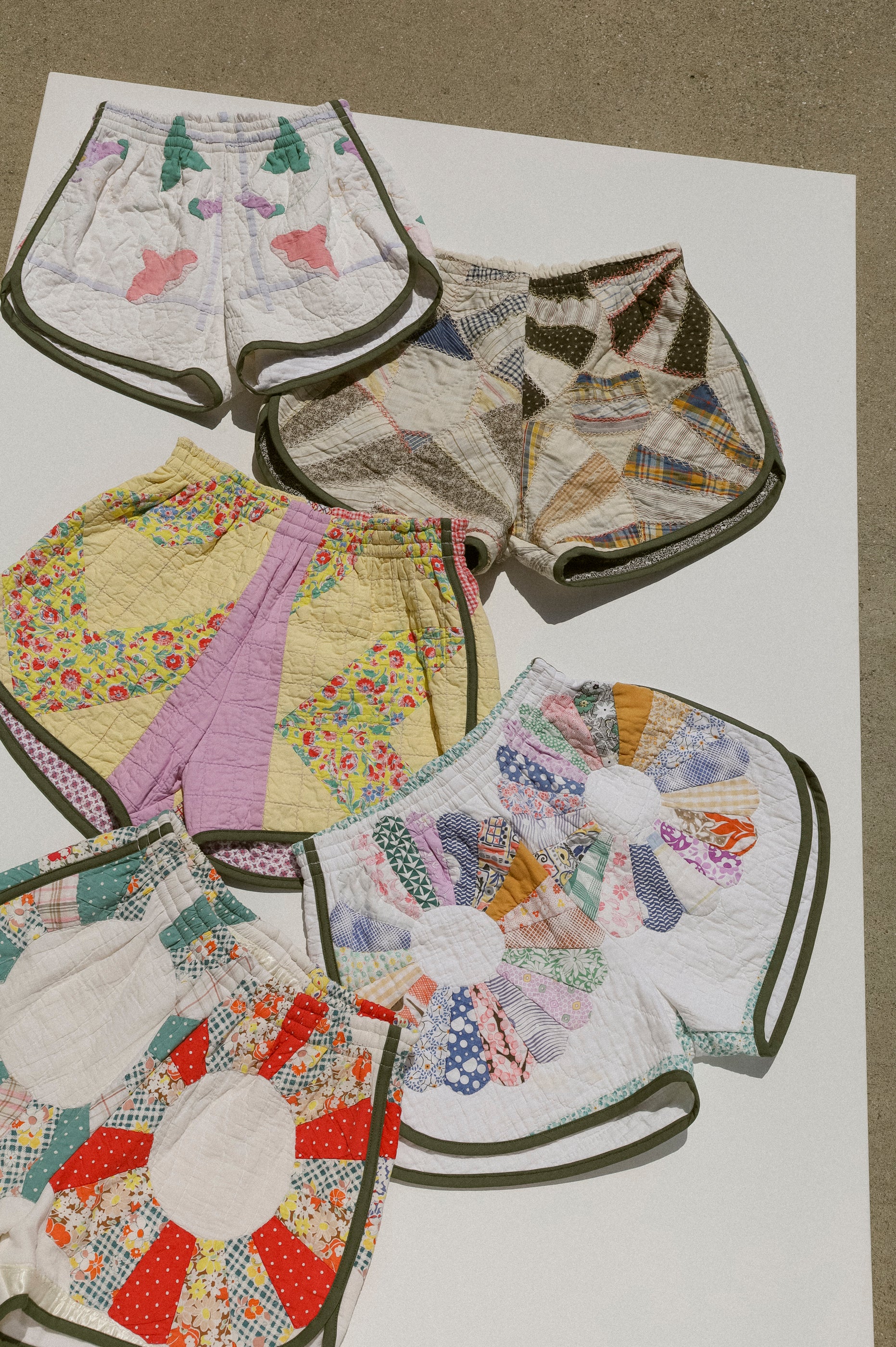PREORDER Quilt Track Shorts - One Of A Kind