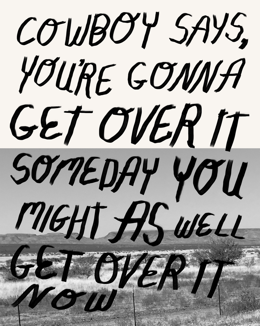 Might As Well - Postcard by Lordcowboy