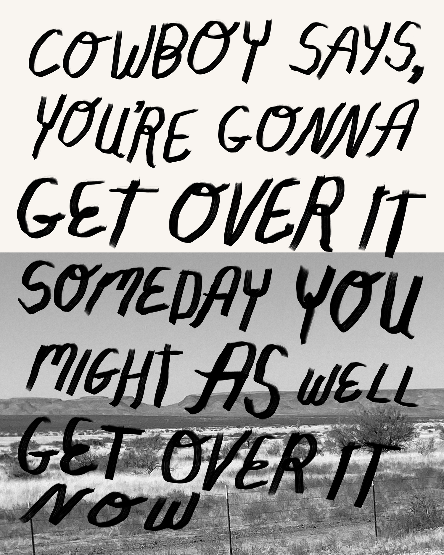 Might As Well - Postcard by Lordcowboy