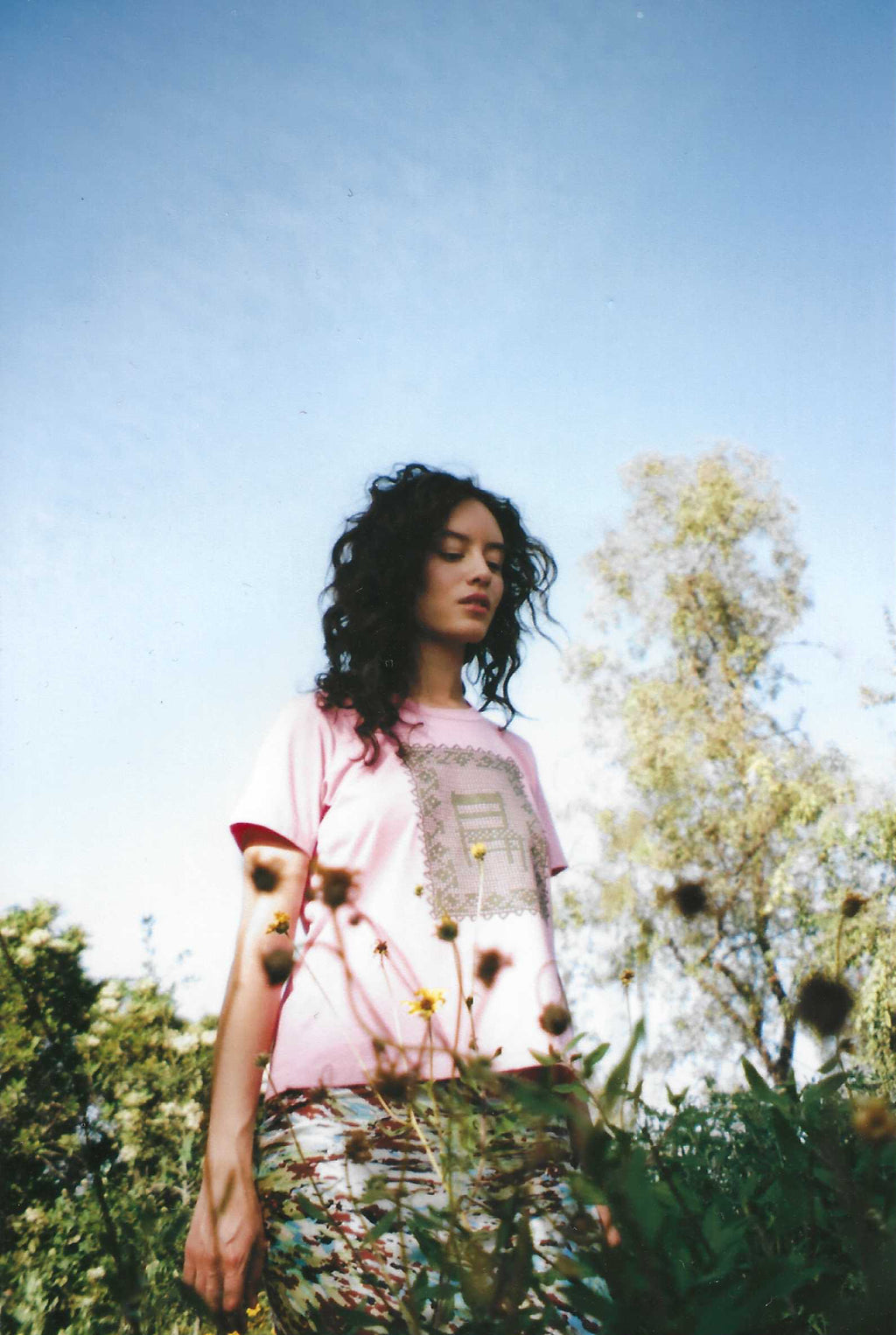 Perfect Tee - Pink Doily