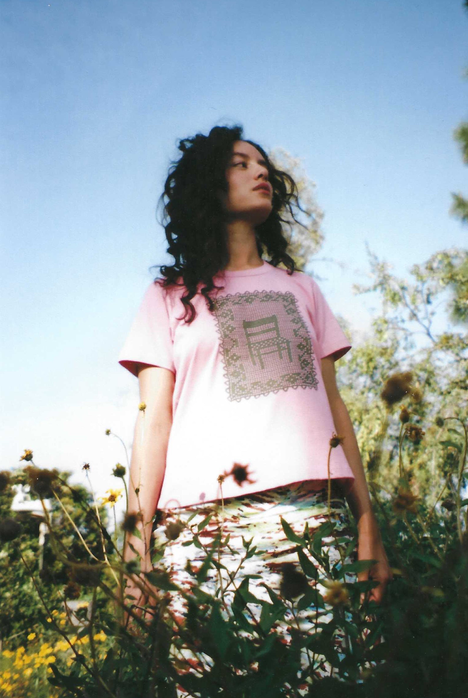 Perfect Tee - Pink Doily