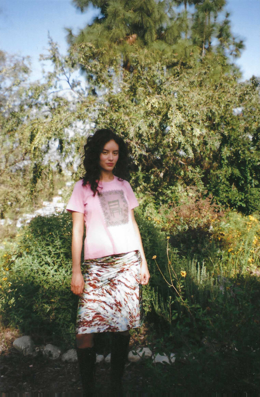 Perfect Tee - Pink Doily