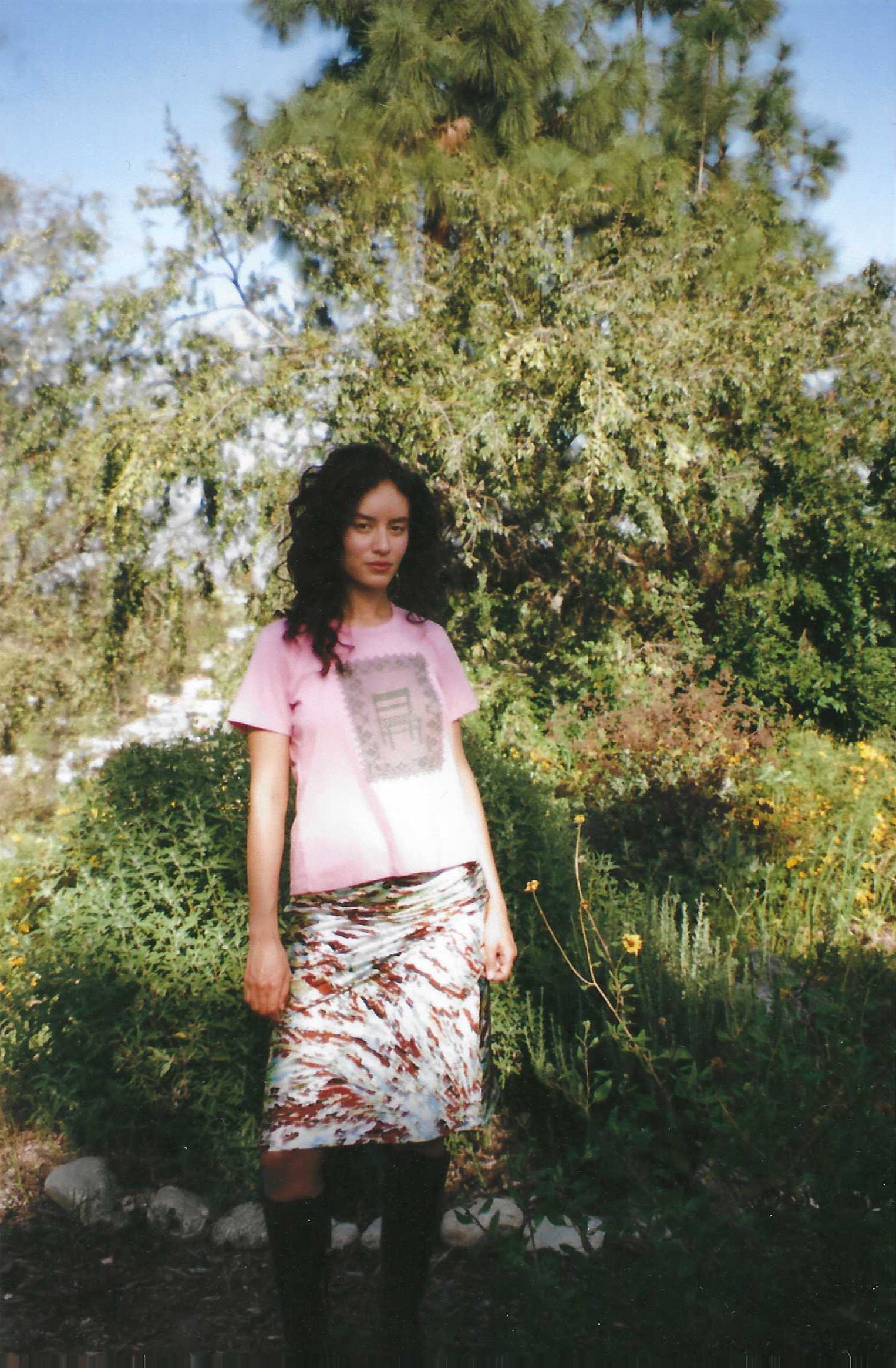Perfect Tee - Pink Doily